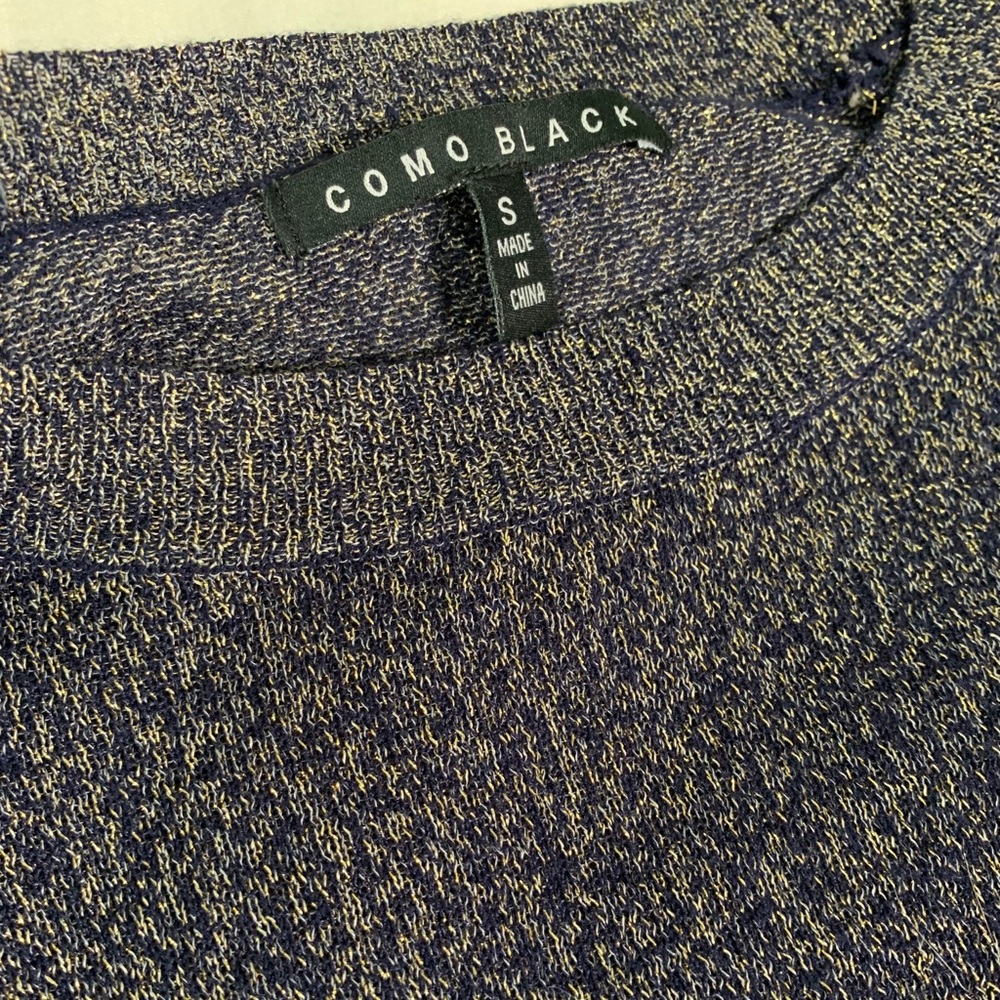 Winter Clearance✨Metallic Blue Sweater✨ - Picture 5 of 5